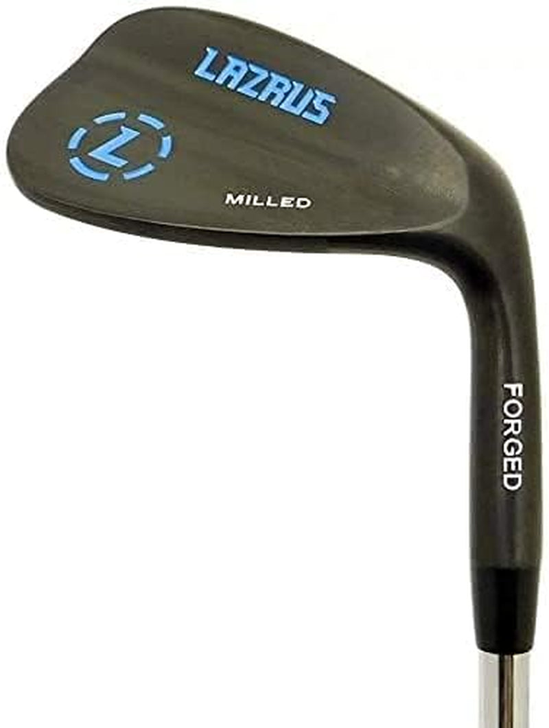 LAZRUS Premium Forged Golf Wedge Set for Men or Individual - 50 52 54 56 58 60 64 72 Degree Golf Wedges + Milled Face for More Spin - Great Golf Gift